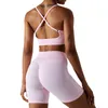 Tenue de yoga nadanbao femme sportive soutien-gorge sans couture de mode respirant arrière croix de sport féminin