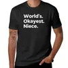 Camisetas para hombres para hombres El mundo de la sobrina Ok World World Camiseta Camisetas personalizadas de verano para hombres