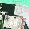 Mini Printer Sticker Machine Wireless Portable Mobile Thermal Memos Label Pockets Receipts