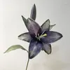 Декоративные цветы искусственные растения орнамент премиум -класса цветочный цветок
