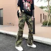 Y2K Streetwear Camoflage workowate dres do ładunków dresowych spodnie Mężczyźni Ubrania spodnie dresowe męskie joggery swobodne długie spodnie Moda hombre 240420