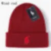 Ny designdesigner Beanie Classic Letter Sticked Bonnet Caps For Mens Womens Pol Autumn Winter Warm Thick Wool Brodery Cold Hat Par Fashion Hatts P4