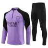 2024 2025 PSGES Tracksuit Männer Fußballtraining Anzug 23 24 25 Tuta MAILLOT PPSG Tracksuit Jacke Paris Mbappe Männer und Kinder Kit Fußball Jogging Survetement Chandal Chandal