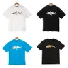 Mens Designer T-shirt Crocodile Pattern Print Casual Tops Tees Womens Angel T Shirt Letter Short Sleeve Summer Tide Tee Ide EE