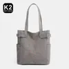 Schoudertassen vrouwen winkelen ritszak grote katoenen canvas handtas casual tote vrouwelijke eco crossbody vintage messenger