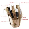 Förpackar Tactical Molle Pouch Midjepåse Vattentät nylon Multifunktion Casual Men EDC Tool Bag Lite Bag Mobiltelefonfodral på jakt