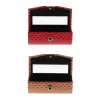 Fall 2st Pu Leather Lipstick Fase Holing Box With Mirror