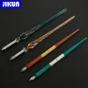 Pennor Jikun Unique Glass Dip Pen Sets Star Starry Sky Calligraphy Writing Crystalpens 4 Color Ink Fountain Pen Student Stationery Gift