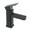 Bathroom Sink Faucets Counter Waterfall Tap Cold Mixer Basin Chrome Square Mono Faucet Bath Accessories