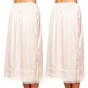 Dames kant ondertunkirt petticoat onder kleding lange rok veiligheid oversized 240419