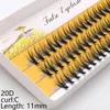 20d30d Cluster de cils individuels 60 Extensions de cils Bundlesbox Extensions Natural Filks Makeup Tools Lash Wholesale 240420