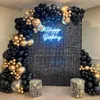 Party Decoration Iridescent Sequin Backdrop Glitter Shimmer Square Panel Wall Wedding Decor Baby Shower Birthday