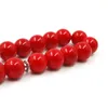 Women tasbih Muslim Lady Rosary Red prayer beads 33 66 99 beads Red stone Madam Ladies jewelry 240408