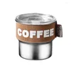 Coffee Pots Creative Office Worker 304 Кубка из нержавеющей стали для девочек