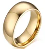 Wedding Ring Domed Gold Plated Tungsten bide Wedding Ring for men and women Size 6-13 Hot sale in USA and Europe6371221