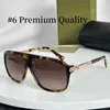 10a Gafas de sol de calidad premium para mujeres Fashuon Diseñador Gafas de marco completo con vacaciones en las vacaciones Mental Beach Style Festival Regals Box 26221 2ZV7