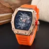 2024 Nova marca Hot Men's Watch de três pinos personalizados Glow Men's Quartz Watch