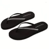 Casual Shoes Women's Pattern Flip Flops - Stylish and Non -Slip Summer Slides for Beach Vacation