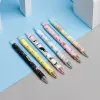 Pens 48 pcs/lot Creative Cat Dog Press Gel Pen Kawaii 0.5mm black ink Signature Pens office school writing supplies gift