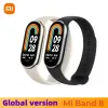 Wristbands Global version Xiaomi Mi Band 8 Blood Oxygen AMOLED Screen Fitness Bracelet Miband8 Fitness Traker Heart Rate Monitor Smart Band