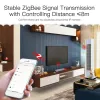 コントロールTuya Zigbee Smart IRリモートコントロールSMART HOMEのためのUniveral Infrared Remote Controller for Alexa Homeと