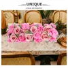 Decoratieve bloemen kunstmatige rozensimulatiebloem voor tafel middelpunt bloemen bruiloft plastic muur decor