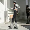 ファッション2024レディウーマンオフィスパンツマンパンツブラックリッピングロックトゥルー高品質のズボン女性パンツ
