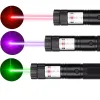 Scopes 8000m (pas de batterie) Pointer laser vert léger Dispositif haute puissance laser à vue peut se concentrer sur le laser tactique de chasse brûlant le laser