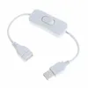 Nieuwe 2024 ESCAM 28 cm USB -kabel met schakelaar aan/uit -kabelverlengingsschakelaar voor USB -lamp USB ventilator voedingslijn Duurzame hot sale adapter voor USB -lamp voedingslijn