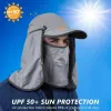 Accessories GADIEMKENSD UPF 50+ Visor Hat Foldable Detachable Sun Protection Breathable Mosquito Veil Camping Fishing Hiking Duck Tongue M50