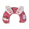 Appareils pour chiens mode lapins oreilles Pet Saliva serviette en réseau Modèle Sware collier charmants chiens Bandanas pour l'hiver