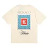 Coco lettre imprime tshirt marque de luxe T-shirt en coton t-shirts de haute qualité manches courtes à manches estivales surdimensionnées Men Street 240409