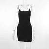 Urban Sexy Dresses Women Black Slim A-line Sexy Bodycon Dress Backless Off Shoulder Solid Dress Streetwear Dress For Women 2024 Summer YY22214DG Y240420