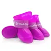 Pet Silicone Rain Shoes Antidirty NONSLIP COGO DO COLO DE CANTO DE COLOMENTOS MOLO