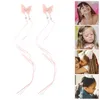 Bandanas 2 PCS Ancient Costume Hanfu Headwear Hair Jewelry For Girls Small Clips Hairbows Women Heart Hairpin Barrette