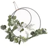 Decorative Flowers Cotton Double Ring Wall Hanging Design Wedding Bouquet Decoration Cross-border Artificial Festival Scene Party