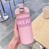 Water Bottles Cup For Boys Double Drink Couples Sports Insulation Girls Minimalist Women Portable Men's High Beauty Adult