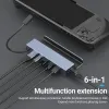 Hubs dockningsstation med flera portar dockningsstation förbättrar ångdäckupplevelsen med en 6in1 USB Dock Rog Ally Typec