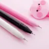 Pennor 36 datorer/Lot Cartoon Cat Pig Gel Pen Cute Animal 0,38 mm svart bläck Signatur Pen Escolar School Office Skrivtillbehör