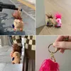 Keychains Capybara Keychain Creative Pendant Pendant Plux en peluche clés d'animaux pour les femmes