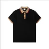 Italië 2024 Luxe heren Polo shirts zomerse modemerken Designer Polos Shirt Men Designer Embroidery Short Sleeve Tees#180