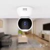 Controle Xiaovv Smart 360 Câmera Q2 PTZ 1296P HD WiFi sem fio CCTV Vigilância Webcam Aviso Audível Câmeras de Pet Baby Monitor