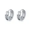 925 Boucles d'oreilles en argent pour design de niche masculine Nouvelle tendance féminine Men de style masculin personnalisé Hip-hop Instagram Hommes