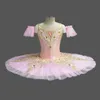 Vuxna barn blomma flickor professionell balett tutu klänning kvinnor prinsessor tallrik pannkaka swan sjö ballerina scendansdräkt 240411