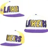 Los Angeles''lakers'' Ball Caps 2023-24 Unisexe Fashion Cotton Finales Champions Baseball Cap Snapback Hat Hat Men de femmes