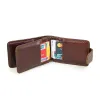 Holders DOLOVE Genuine Leather Business Cards Holders Cards Package Short Style 2 Folds Credit Card Holder RFID