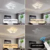 Luci a soffitto Luce moderna da 60 cm Dimmabile LEDELIERA LEDALIERI FLUSH MONTRO REMOTE CONTROLLO APPLASSEGGIO DI LAMPAGGIO ACRILICO per soggiorno 60W