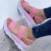 Sandals Women's Summer Platform Wedges Shoes 2024 Lightweight Elegant Open Toe para mulheres Sandalias Mujer