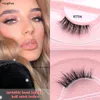 Visofree Half Lashs Transparent Stalk Invisible Band Mink Natual Wispy Cils réutilisables faux cils HT04 240420