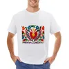 T-shirt z czołgami męskimi Meksykańskie kwiaty plus rozmiary ubrania kawaii dla chłopców t-koszuli mężczyźni